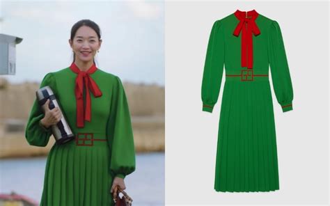 green gucci dress hometown cha cha|All Of Shin Min.